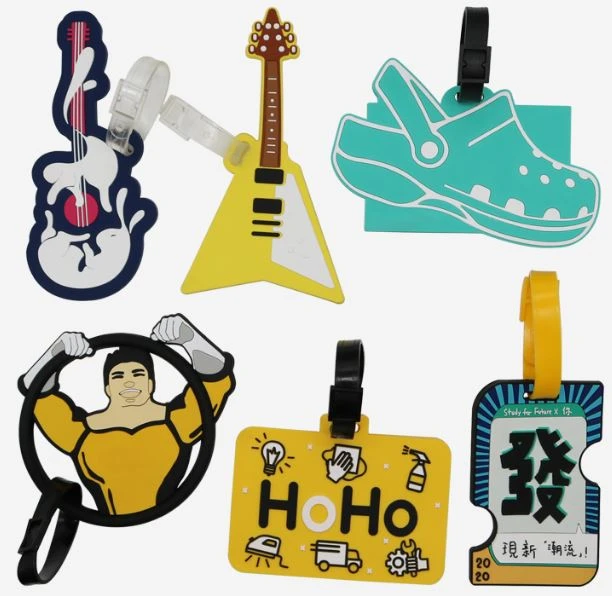 PVC Luggage Tags Travel Accessory PVC Suitcases ID Tags PVC Luggage Tags Travel Accessory PVC Suitcases ID Tags
