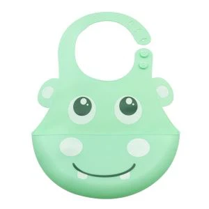 Perillas de goma de silicona suave de grado alimenticio para bebés con bolsillo