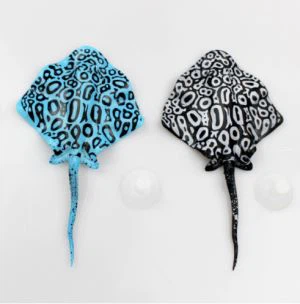 Decoraciones de acuario de silicona luminosa Manta Ray artificial