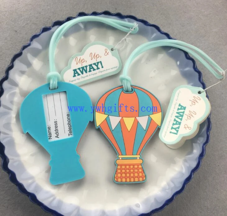 Balloon Tag Eco-friendly 3D Cartoon Pvc Travel Baggage Tag