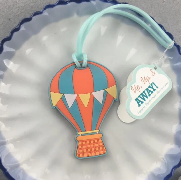 Balloon Tag Eco-friendly 3D Cartoon Pvc Travel Baggage Tag