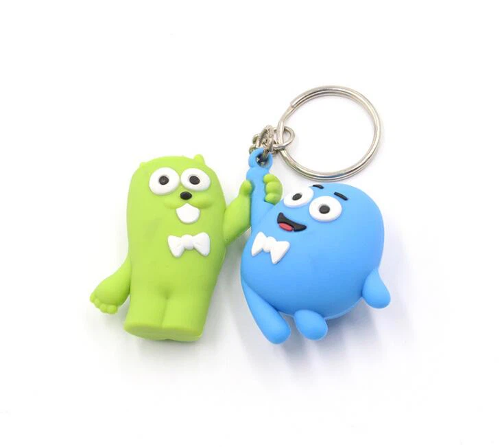 Best Promotional Gift 3d Shaped Soft Pvc Keychain
