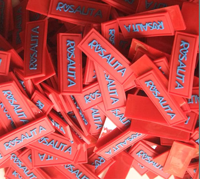 Logo Trademark Silicone Rubber Label PVC Label