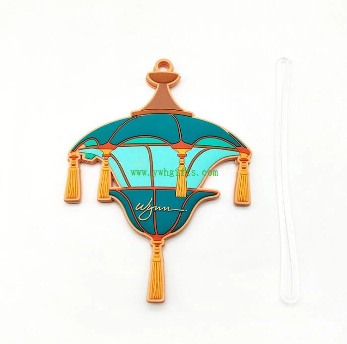Pendent Lamp Style Soft PVC Luggage Tag Travel Portable ID