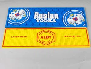 Tapete de cerveza de PVC personalizado para el uso de bar
