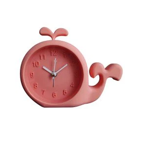 Reloj de mesa con alarma de forma divertida de silicona