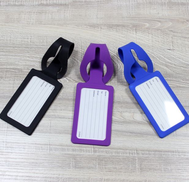 3D Multi-use Travel Silicone ID Card Bag Tag