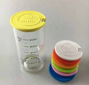 Tapa de silicona de marca segura para tazas
