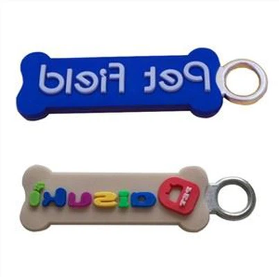 La cremallera de la ropa del silicón de la marca tira el deslizador de goma para el bolso