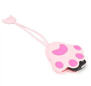 Cartoon silicona bolso de silicona bolso bolso con llavero