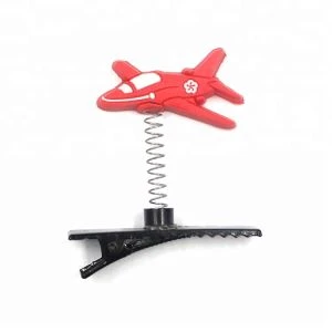OEM Airplane Hair Grip PVC Hair Clips