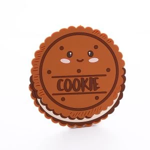 Posavasos grandes para galletas de PVC con tapete para bebidas
