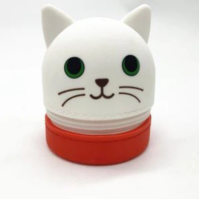 Monedas de silicona con forma de gato Monedero Monedero Bolsillos de bolsillo