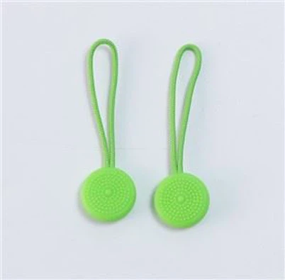 Tirador de goma de la cremallera del deslizador de la cabeza de la cremallera impermeable del silicón 3d