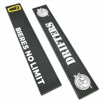 Anti Slip Wine Barmat PVC Bar Alfombrilla Cerveza de Goma Bebedora
