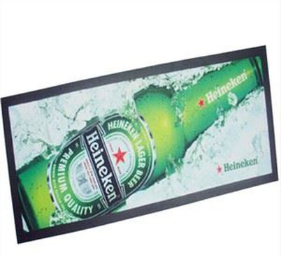 Alfombrillas promocionales de bar de la marca Nitrile Rubber Beer Mat