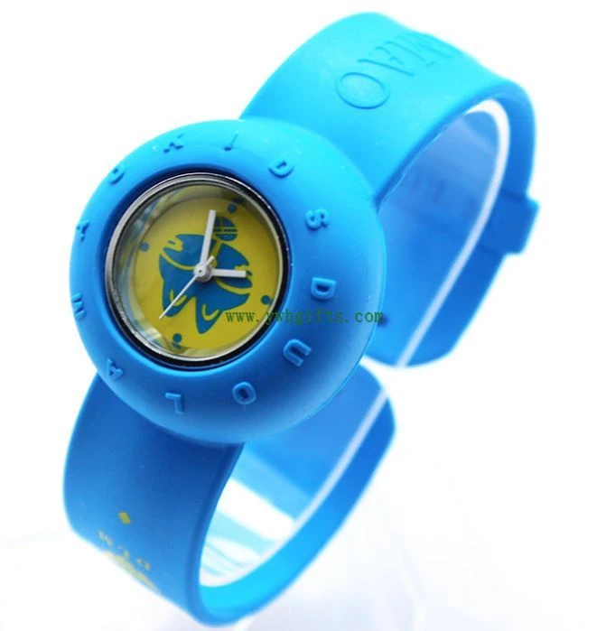 Waterproof Digital Kids Silicone Slap Wrist Watch 3D Silicone Slap Watches